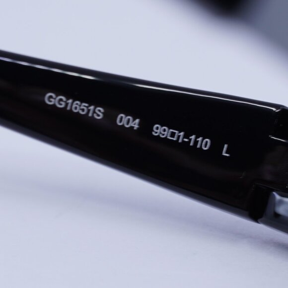 ?️ New Gucci GG1651S 004 Sunglasses - Black Frame, Silver Lenses main image 9